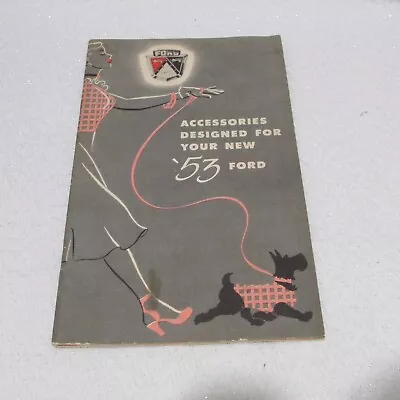 Vintage 1953 FORD Dealer Auto Accessories Sales Original Brochure • $16.99