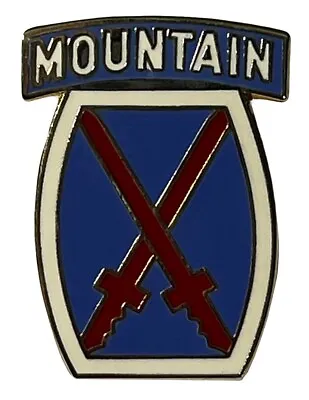 10th Mountain Division Motorcycle Hat Cap Lapel Pin M-006 • $8.88