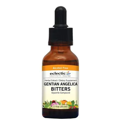 Gentian Angelica Bitters 1 Oz Alcohol Free By Eclectic Herb • £12.31