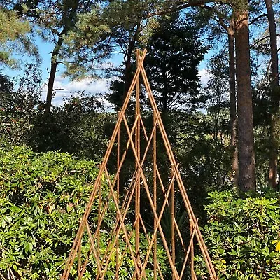 Willow Garden Obelisk (1.5m) Expanding Pyramid Climbing Plant Support Trellis • £18.99