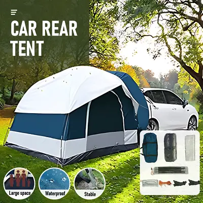 $249 • Buy Waterproof SUV Car Rear Trunk Camping Tent For 3-4 People - Portable Outdoor
