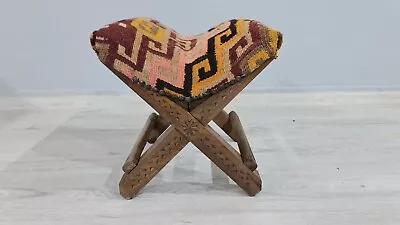 Turkish Stool Ottoman Stool Decor Vintage Antique Chair Vintage Stool Pouf • $199