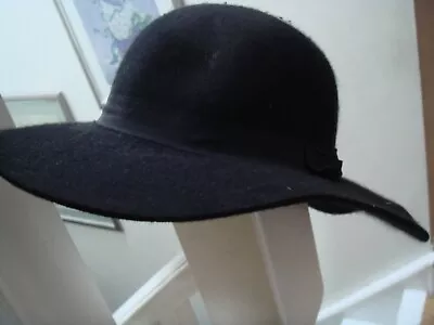(C) Used Black Felt Hat Sealed Knot Ecws Reenactment Larp Pirate Theatrical • £15