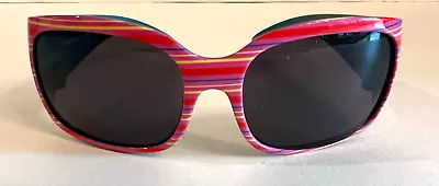 PAUL FRANK Pink Striped Girls Small SUNGLASSES Julius Monkey • $2.49