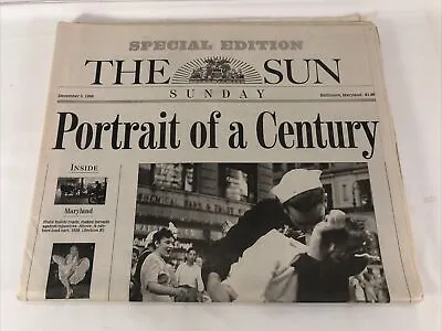 1999 Dec 15 Baltimore Sun Newspaper Portrait Of A CENTURY Ads Complete New Colle • $14.90