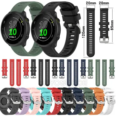 Silicone Watch Band Strap Bracelet For Garmin Vivomove HR Forerunner 158 55 245 • £4.79