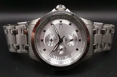 Morellato Chrono Italian Made Mens Date Quartz Stunning Designer Watch WR100M • £49.99