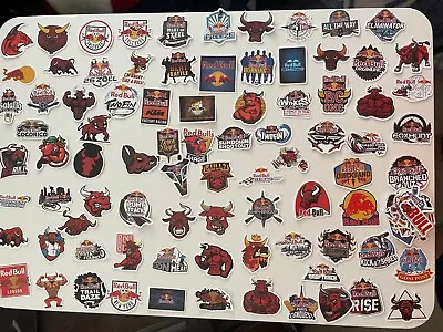 Red Bull Stickers For Fun For Kids For BMX Plates Mountain Bike Plates • $23