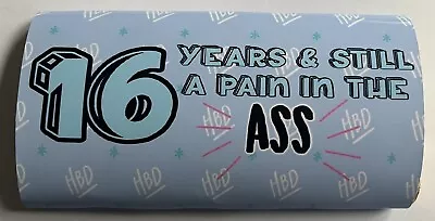 Funny Joke 16th Birthday Chocolate Bar Gift. • £2.99