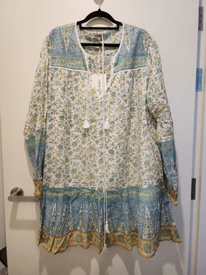 $80 • Buy 🩵🤍🩵 Arnhem - Lucia Tunic Dress - Size 16 - Ocean - Lined Cotton - BNWT 🩵🤍🩵