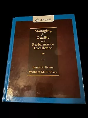 Managing For Quality And Performance Excellence-11th Edition Good • $64.99