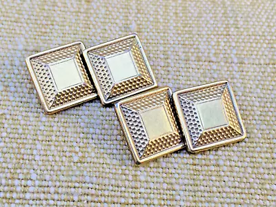 Superb French 18ct Gold Plaque Or Lamine Art Deco Cufflinks Circa 1935 • £55