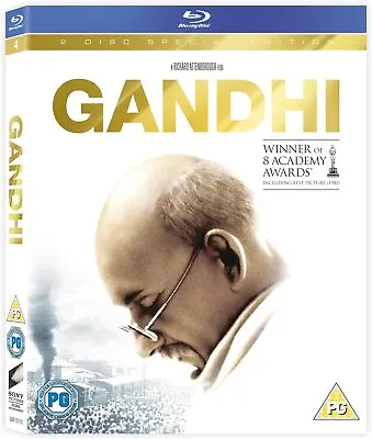 Gandhi - 2-disc Bluray With Slipcover Ben Kingsley Richard Attenborough • £5.99