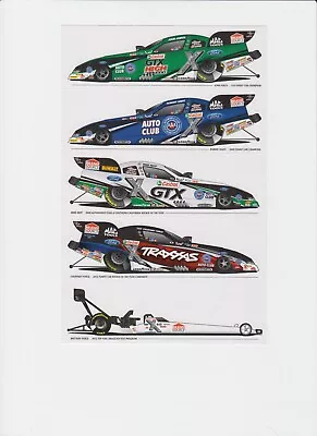 John Force Racing Team Car Sticker Set • $19.99