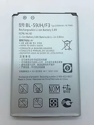 New Battery For Lg F3 Enact Vs890 Lucid 2 Vs870 Verizon Bl-59jh Usa • $9.99