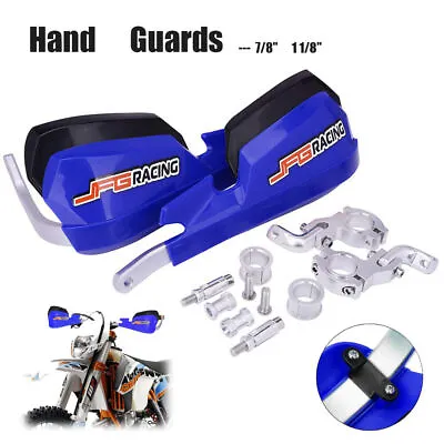 Universal Hand Guards Dirt Bike For 7/8  1 1/8  Handlebar Blue Motocross Enduro • $35.99