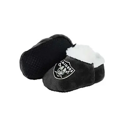 Oakland Raiders Logo Baby Bootie Slipper Small • $27.89