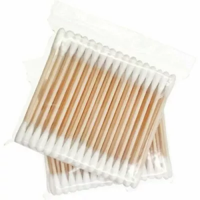 200 Bamboo Cotton Buds Biodegradable Eco Friendly Wooden Organic Ear Bud Swabs • £2.85