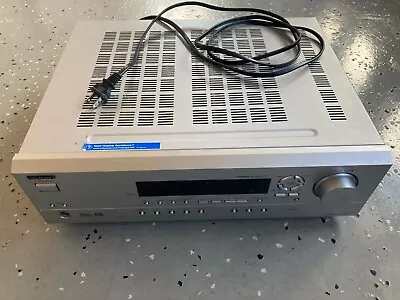 Onkyo AV Receiver TX-SR302 Silver120V 60Hz Digital AV Receiver Works Tested • $60