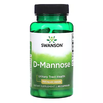 Swanson D-Mannose 700 Mg 60 Capsules Urinary Tract Health Dietary Supplement • $45.94