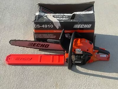 ECHO CS-4910 20 In. 50.2 Cc 2-Stroke Gas Rear Handle Chainsaw • $309.95