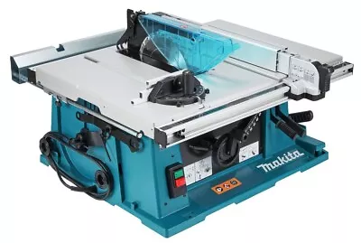 Makita 2704 110v 260mm Table Saw Large Machined Aluminium Table Top Powerful • £595