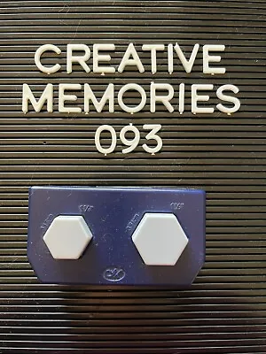 Vintage Creative Memories Punch – 1.25 & 1.5” Hexagon. NLA • $15