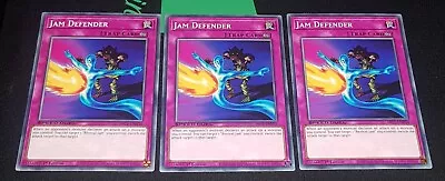 Yu-gi-oh! TCG 3x Jam Defender SBC1-ENH16 X3 COMMON YUGIOH! NM • $6