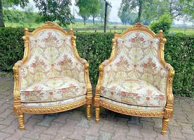 French Louis XVI Style  Chairs Are Classic Pieces Known For Their Elegance • £2330.16