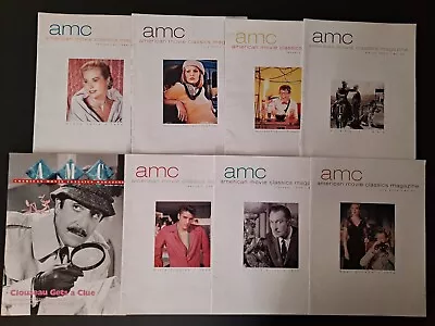 Vtg Lot Of 8 AMC Classic Movie Magazines~Grace Kelly~Elvis~Vincent Price & More! • $14.99