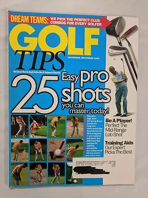 £11.52 • Buy Golf Tips - November / December  2001 25 Easy Pro 25 Shots M262 