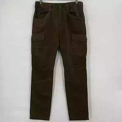 J Brand Men's Jeans Worn Bomber 34x33 Green Cargo 100% Cotton • $28.86