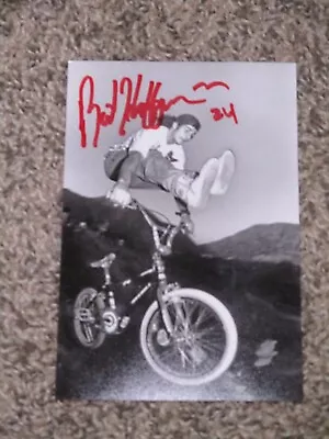 MAT HOFFMAN Signed 4x6 Photo BMX BIKE X GAMES AUTOGRAPH • $23.99