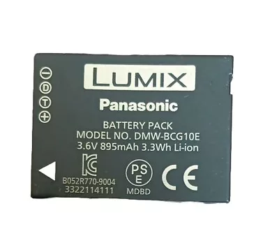 Panasonic DMW-BCG10E Digital Camera Li-ion Battery Pack Genuine • £19