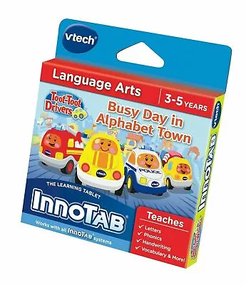 VTech InnoTab Software: Busy Day In Alphabet Town Educational Learning Toy Game • £24.99