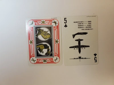 $12 • Buy Vintage Military Playing Card Deck AIRCRAFT RECOGNITION US Army HQ 44-2-10