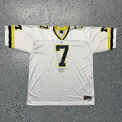 Vintage 00s Team Nike Michigan Wolverines Blank Football Jersey XXL • $34.99