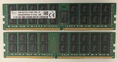 DDR4 Ram SK Hynix Korea 16GB 2Rx4 PC4-2133P-RAD-10 (14 Individually Available) • $35