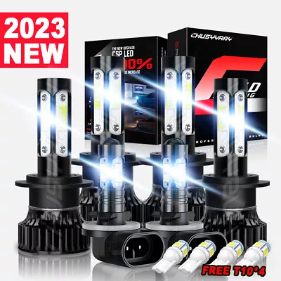 LED Headlight High Low Fog Light Bulbs Kit For 2012-2017 Hyundai Veloster 6000K • $32.96