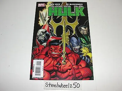 Hulk #12 Comic Marvel 2009 Red Hulk Cover Jeph Loeb Ed McGuinness Offenders 12A • $6.99