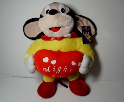 Terrytoons MIGHTY MOUSE RARE Valentines Plush Toy Network 2008 W/Tag • $19