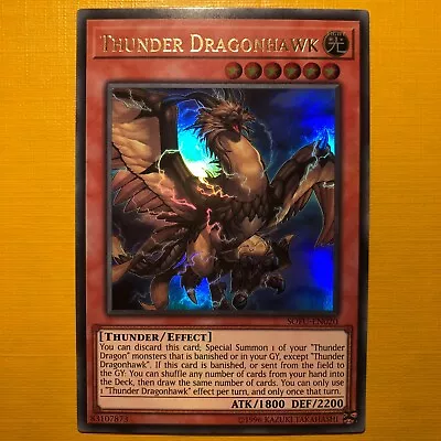 Thunder Dragonhawk - YuGiOh - Ultra Rare - SOFU - Mint Card! • £5.45