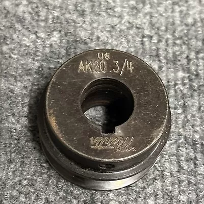 Martin AK20 3/4  Bore Single Groove Fixed Bore  A  Pulley Sheave Used • $16.99