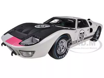 1966 Ford Gt-40 Mk Ii #98 White Daytona Winner 1/18 Shelby Collectibles Sc415 • $66.99