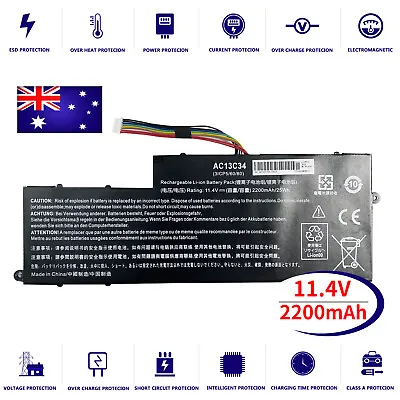 Battery For Acer Aspire ES1-111M-P2YU ES1-111M-C3CP V5-571PG-9814 Laptop • $57.99