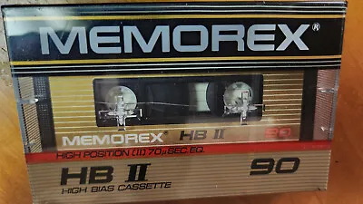 Memorex HB II 90 Type II High Bias Audio Cassette Tape Brand New Factory Sealed • $8