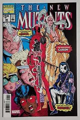 New Mutants #98 NM 1st App Of Deadpool Gideon Marvel Comics Facsimile Key 2023 • £8.10
