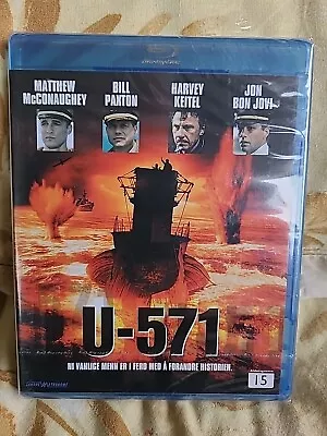 U-571  BRAND NEW SEALED  BLU RAY  MATTHEW McCONAUGHEY  NORDIC IMPORT • £6