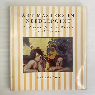 Art Masters In Needlepoint - 20 Projects From World's Great Museums - Coss • $12.45