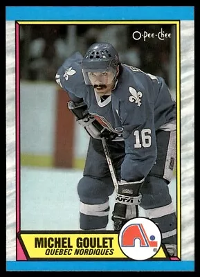 1989-90 O-Pee-Chee Michel Goulet Quebec Nordiques #57 • $1